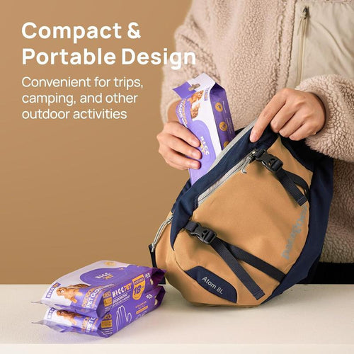 Pawse USA® Plant-Based Pet Bathing Glove Wipes (20 pcs)